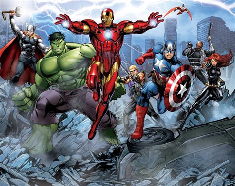 marvel comics wall mural|marvel avengers wall mural.